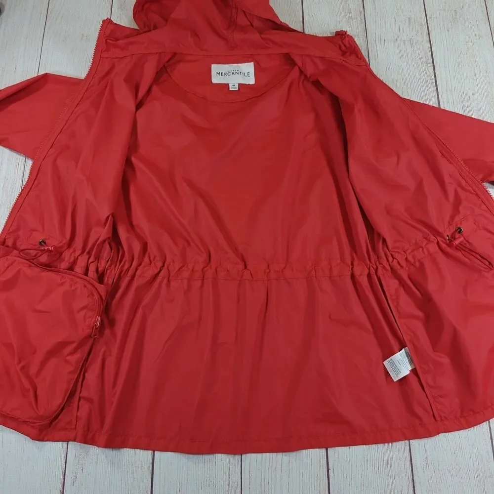 J. Crew Mercantile lightweight packable windbreaker sz XS